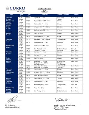 Cambridge International June 2024 Final Timetable Zone 4.